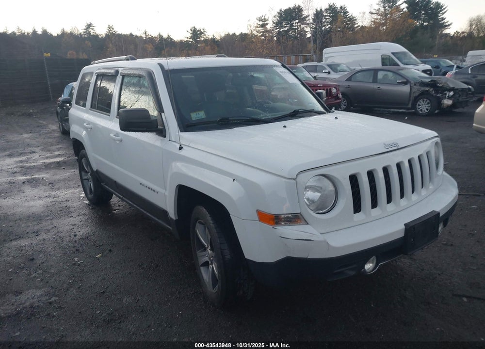 2016 JEEP PATRIOT HIGH ALTITUDE EDITION VIN: 1C4NJRFB8GD501298