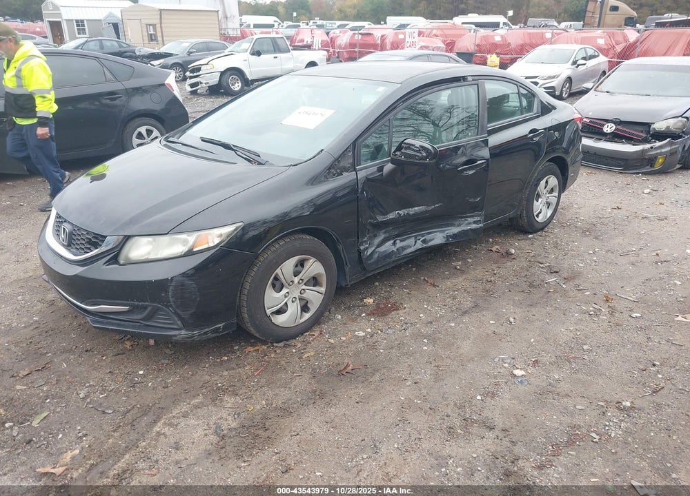 2014 HONDA CIVIC LX VIN: 2HGFB2F58EH532636