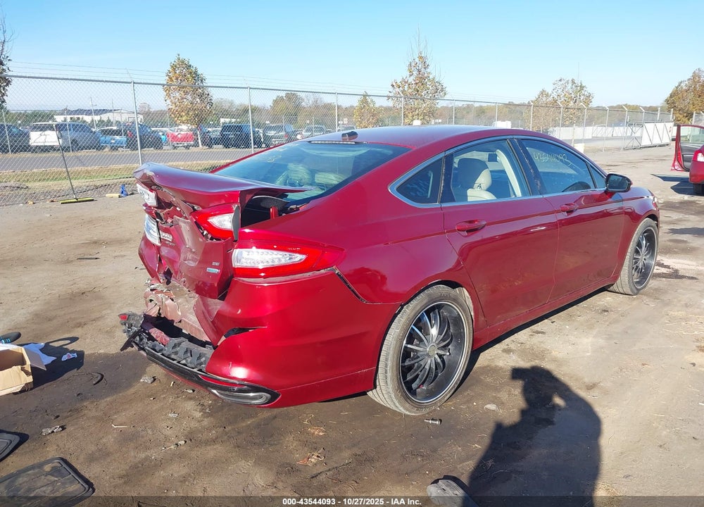 2013 FORD FUSION VIN: 3FA6P0H94DR338408
