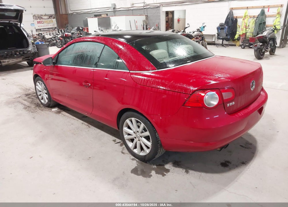 2009 VOLKSWAGEN EOS VIN: WVWBA71F99V017316