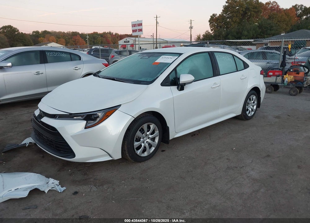 2025 TOYOTA COROLLA LE VIN: 5YFB4MDE8SP336188