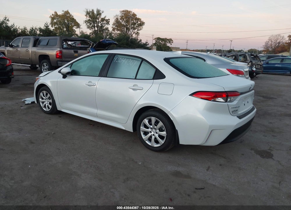 2025 TOYOTA COROLLA LE VIN: 5YFB4MDE8SP336188