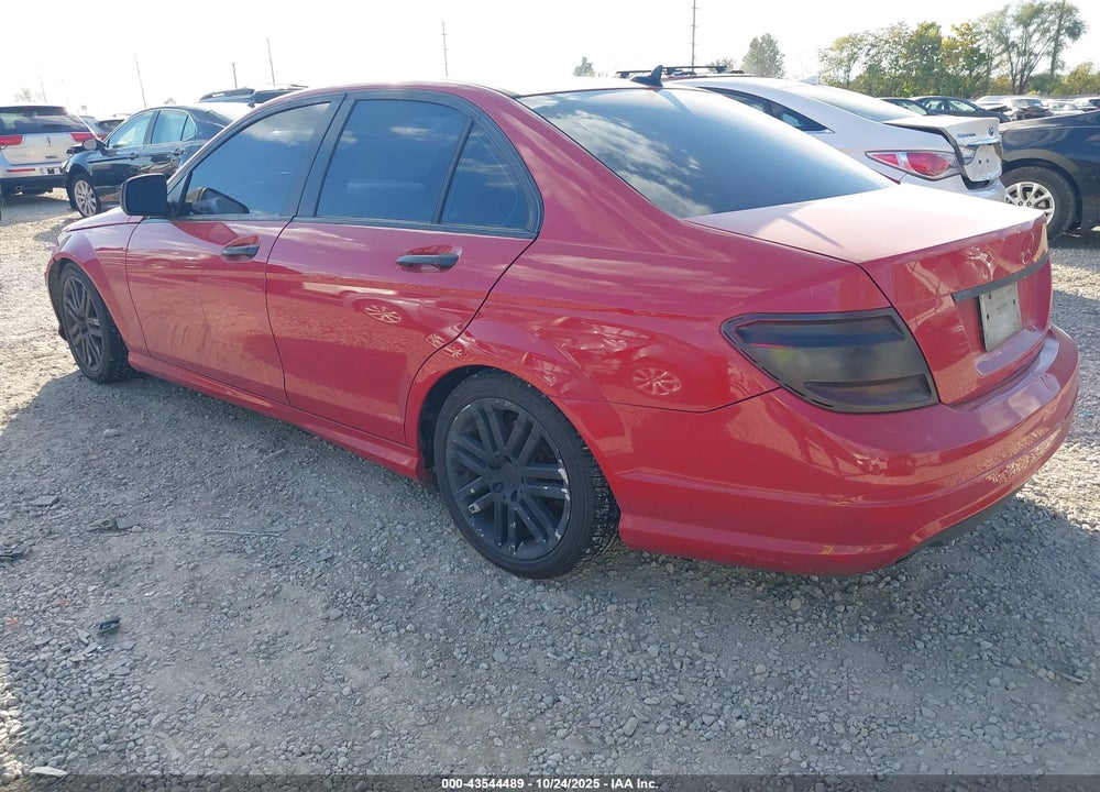 2009 MERCEDES-BENZ C CLASS VIN: WDDGF81X09F248403