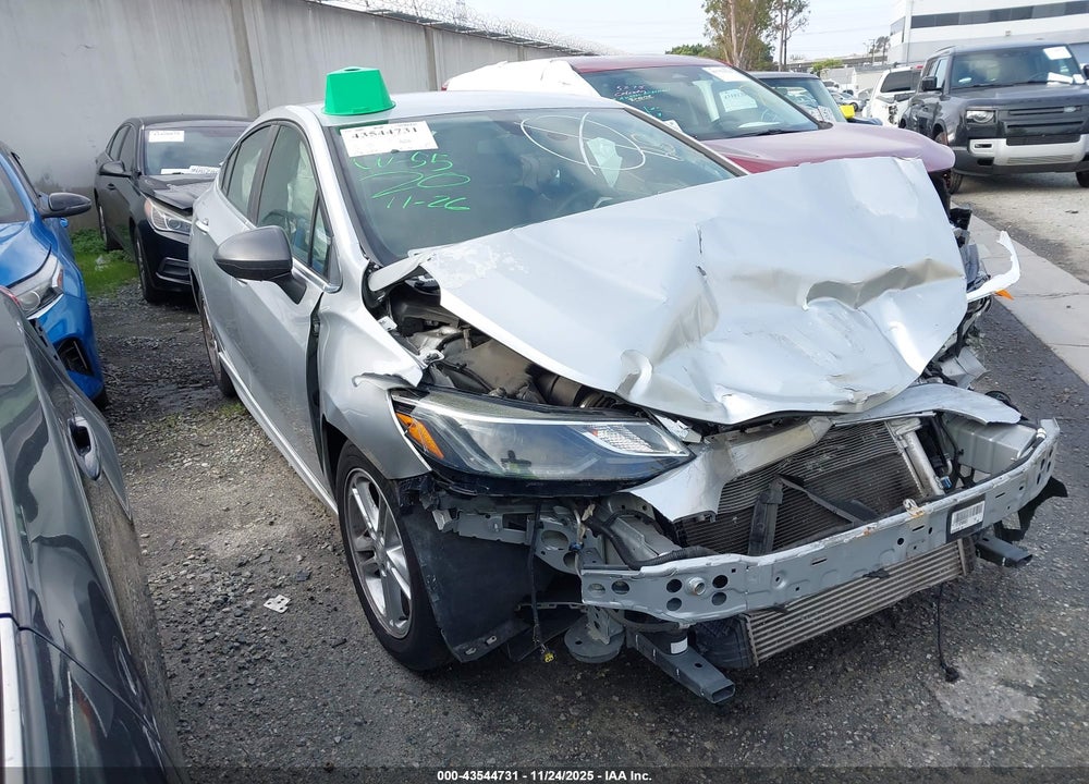 2017 CHEVROLET CRUZE LT AUTO VIN: 1G1BE5SM6H7257568