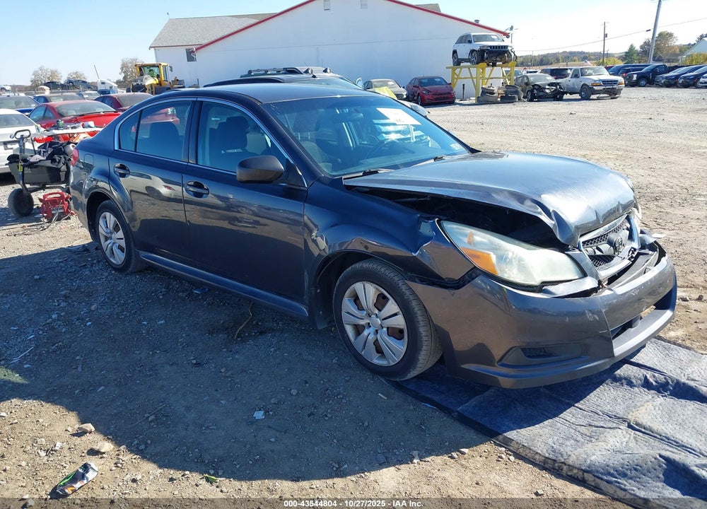 2011 SUBARU LEGACY 2.5I VIN: 4S3BMBA62B3248733