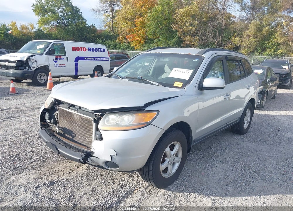 2008 HYUNDAI SANTA FE GLS VIN: 5NMSG13D58H196067