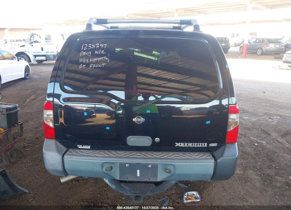 2000 NISSAN XTERRA SE/XE VIN: 5N1ED28Y1YC595656
