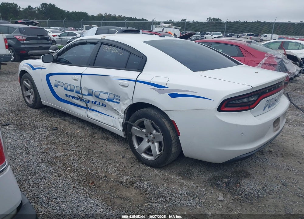 2019 DODGE CHARGER POLICE RWD VIN: 2C3CDXAT6KH688754