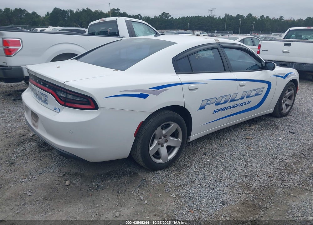2019 DODGE CHARGER POLICE RWD VIN: 2C3CDXAT6KH688754