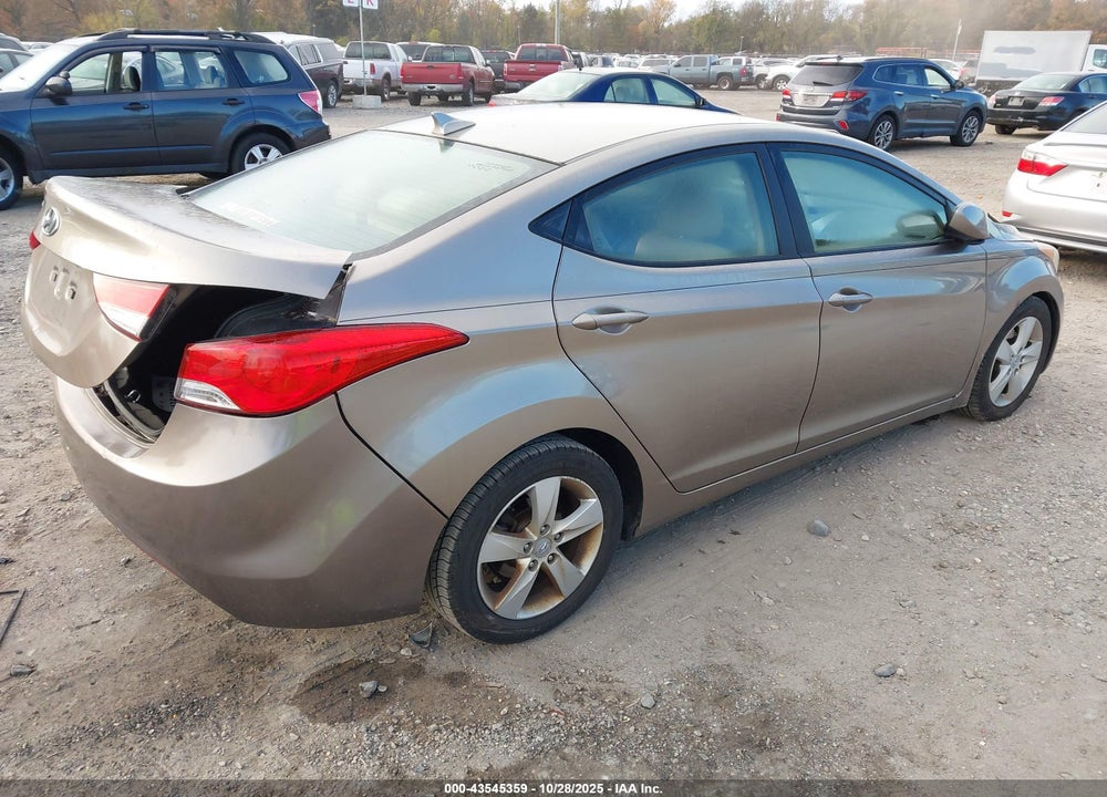 2013 HYUNDAI ELANTRA GLS VIN: 5NPDH4AE8DH293201