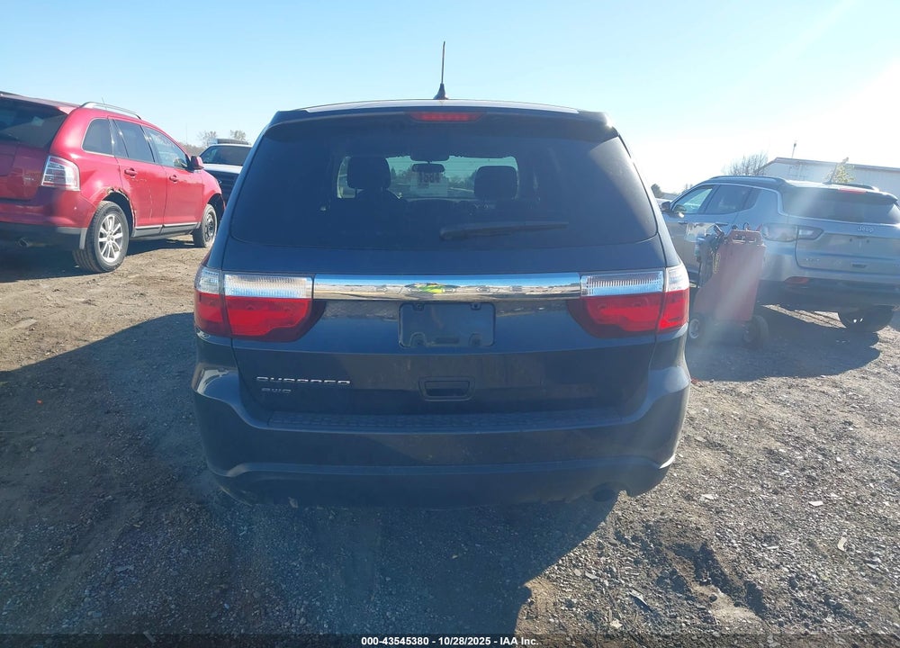 2013 DODGE DURANGO SXT VIN: 1C4RDJAG3DC686083