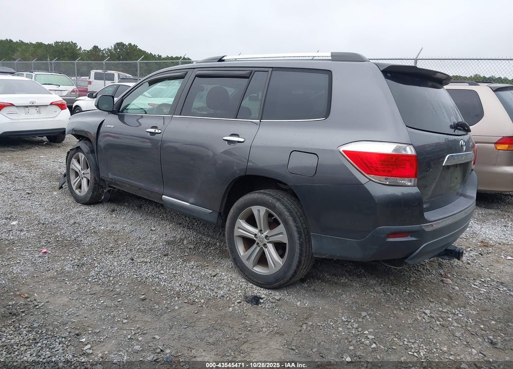 2012 TOYOTA HIGHLANDER LIMITED V6 VIN: 5TDYK3EH9CS066254