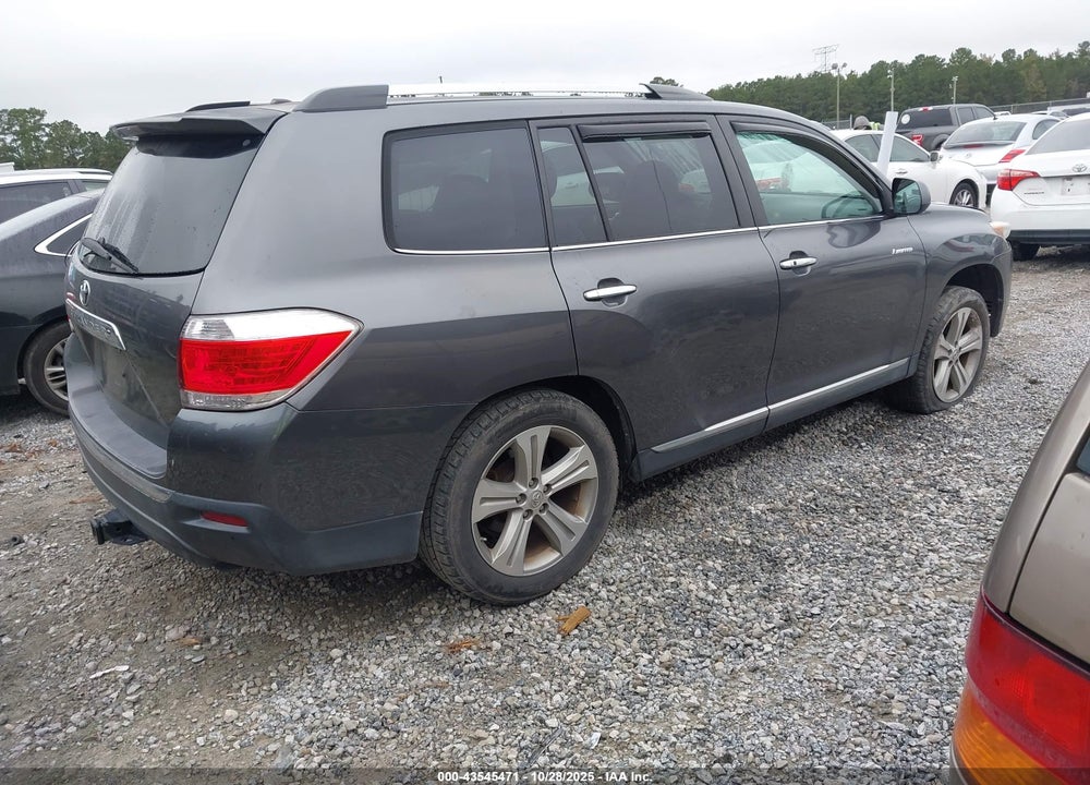 2012 TOYOTA HIGHLANDER LIMITED V6 VIN: 5TDYK3EH9CS066254