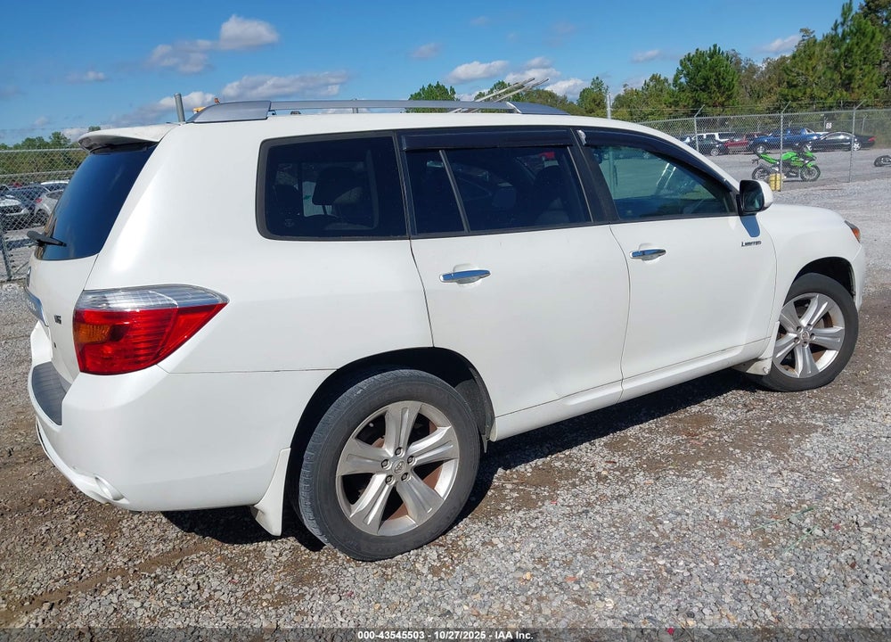 2008 TOYOTA HIGHLANDER LIMITED VIN: JTEDS42A682016854