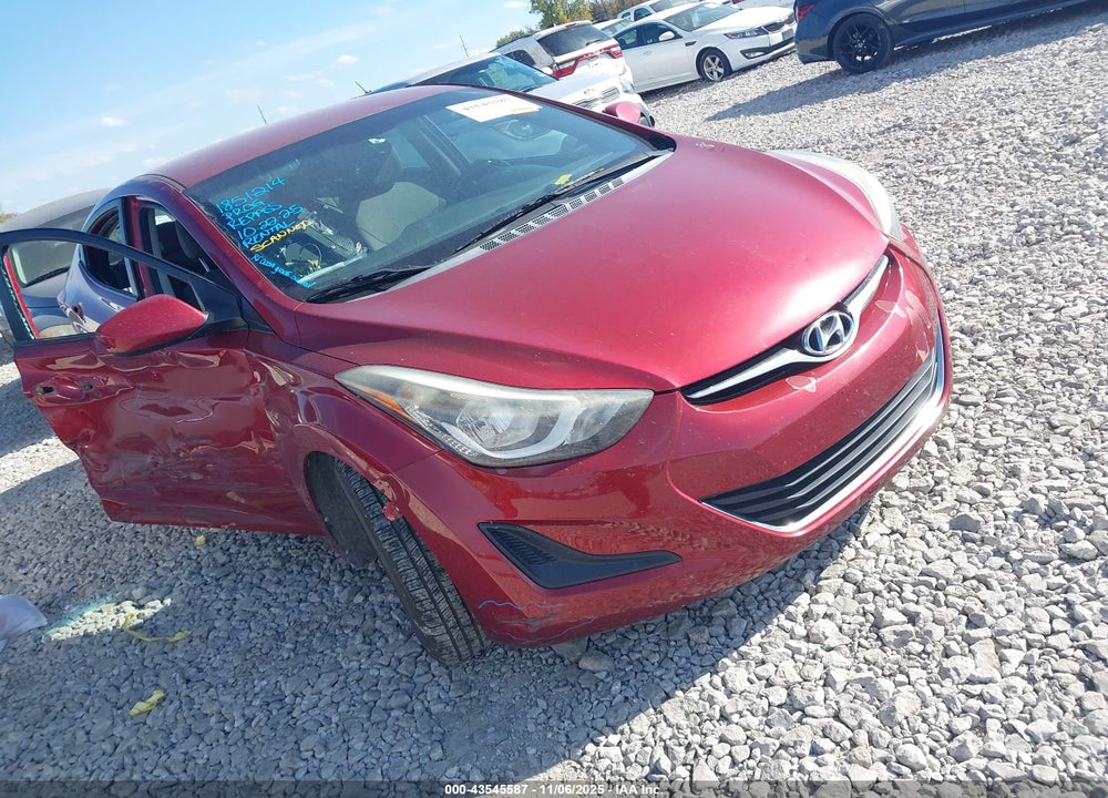 2014 HYUNDAI ELANTRA SE VIN: 5NPDH4AE1EH545646
