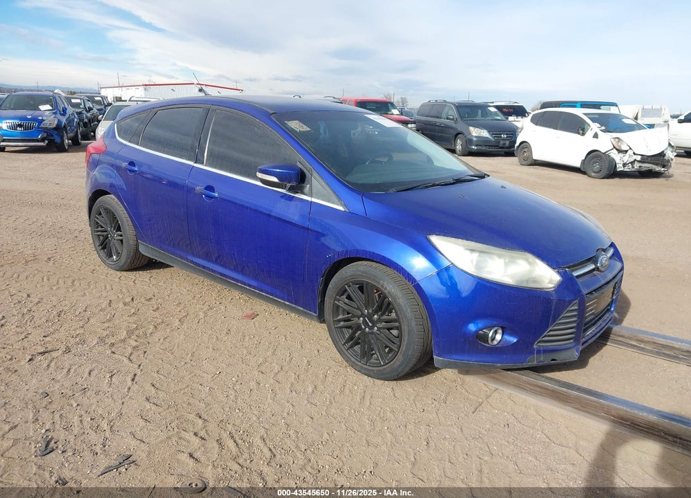2014 FORD FOCUS TITANIUM VIN: 1FADP3N29EL412633