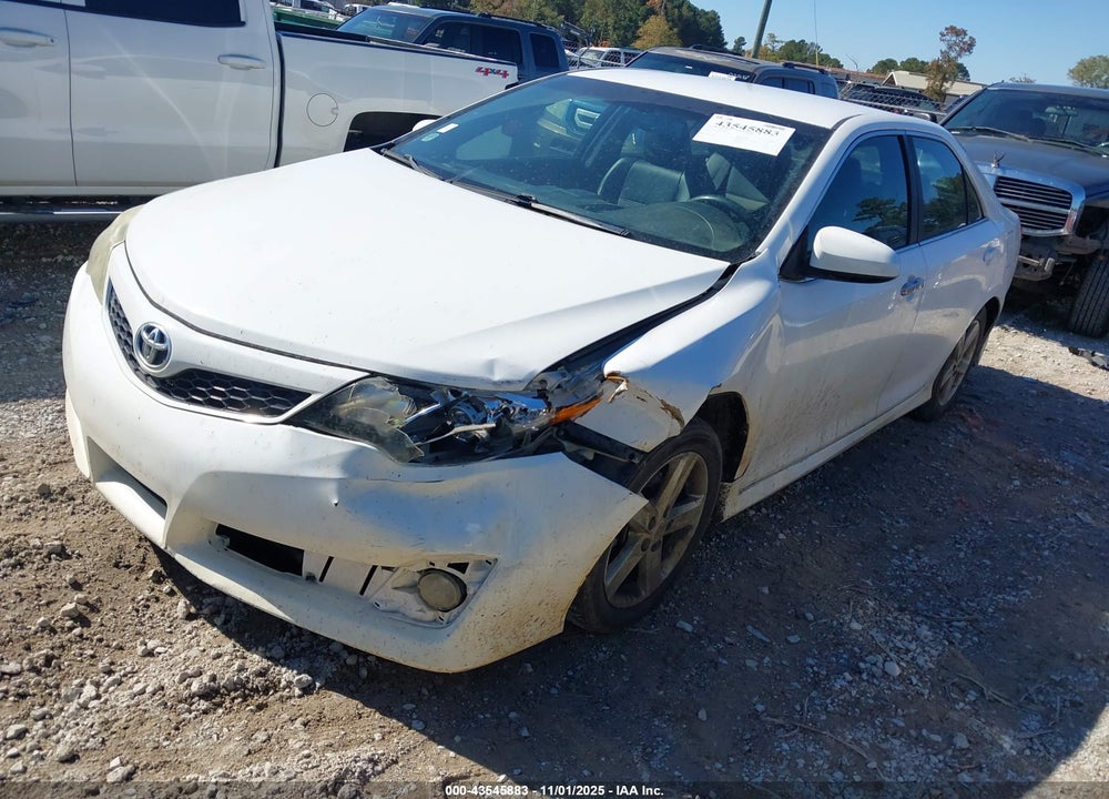 2012 TOYOTA CAMRY SE VIN: 4T1BF1FK6CU108783