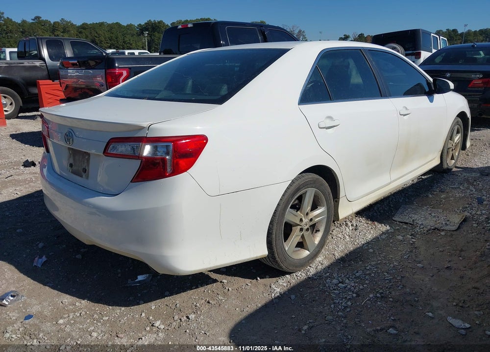 2012 TOYOTA CAMRY SE VIN: 4T1BF1FK6CU108783