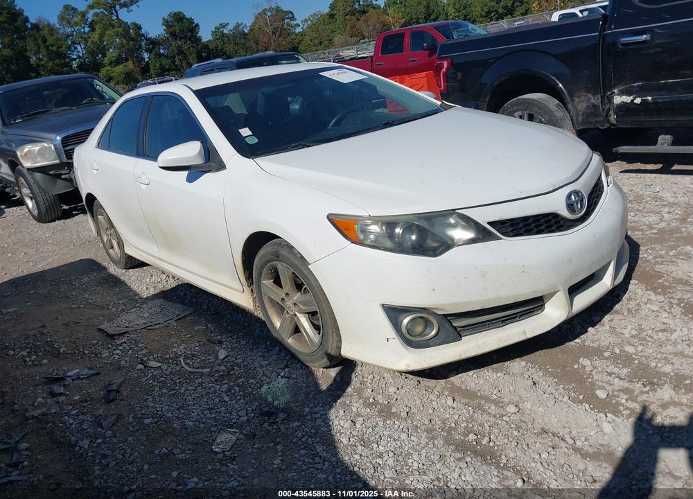 2012 TOYOTA CAMRY SE VIN: 4T1BF1FK6CU108783