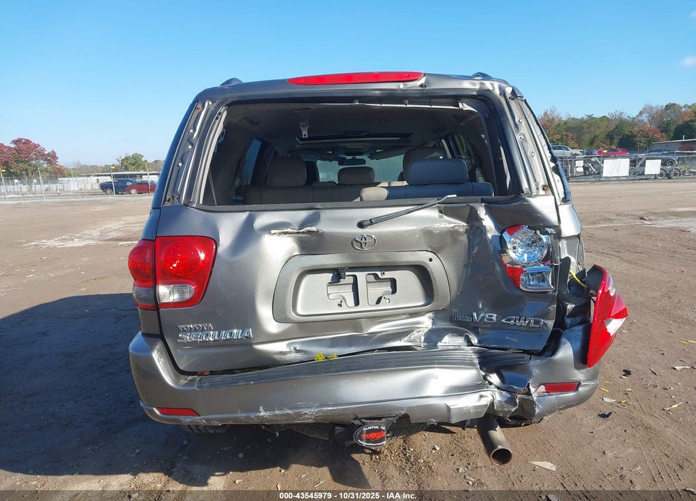 2007 TOYOTA SEQUOIA VIN: 5TDBT44A77S289363