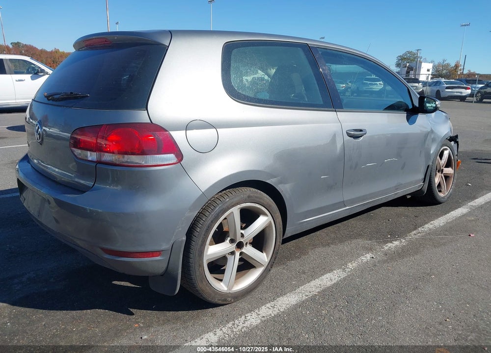 2011 VOLKSWAGEN GOLF 2.5L 2-DOOR VIN: WVWAB7AJ6BW186917