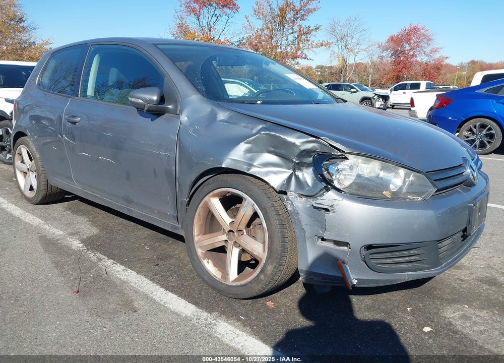2011 VOLKSWAGEN GOLF 2.5L 2-DOOR VIN: WVWAB7AJ6BW186917