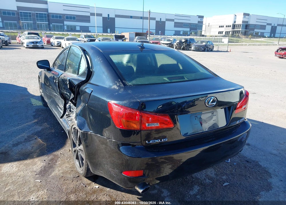 2008 LEXUS IS 250 VIN: JTHBK262282072484