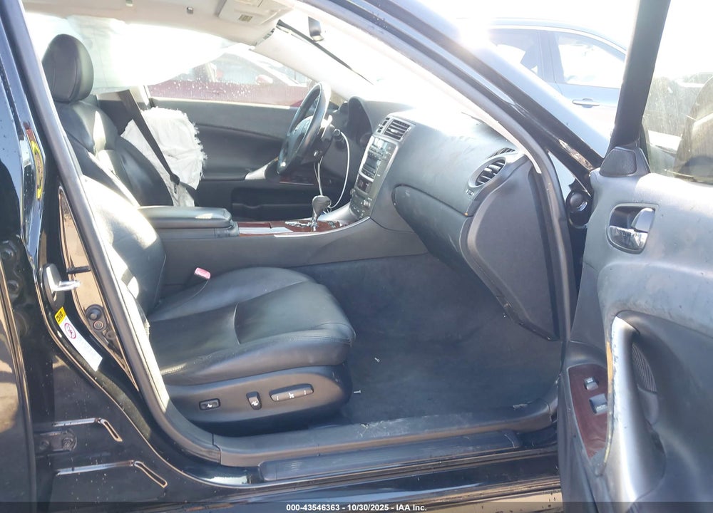 2008 LEXUS IS 250 VIN: JTHBK262282072484