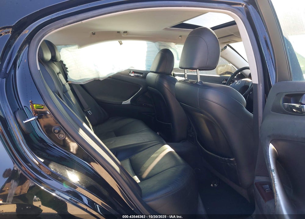 2008 LEXUS IS 250 VIN: JTHBK262282072484