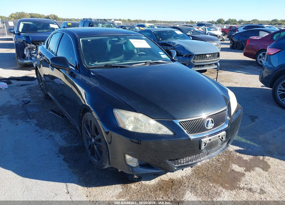 2008 LEXUS IS 250 VIN: JTHBK262282072484