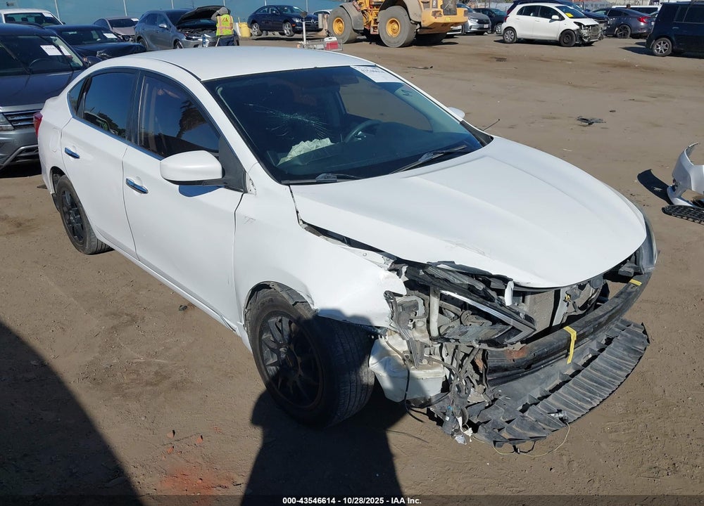 2016 NISSAN SENTRA SV VIN: 3N1AB7APXGY233499