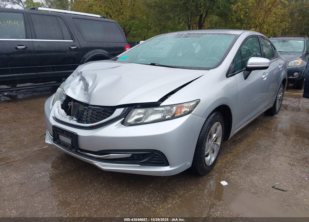 2014 HONDA CIVIC LX VIN: 19XFB2F55EE059045