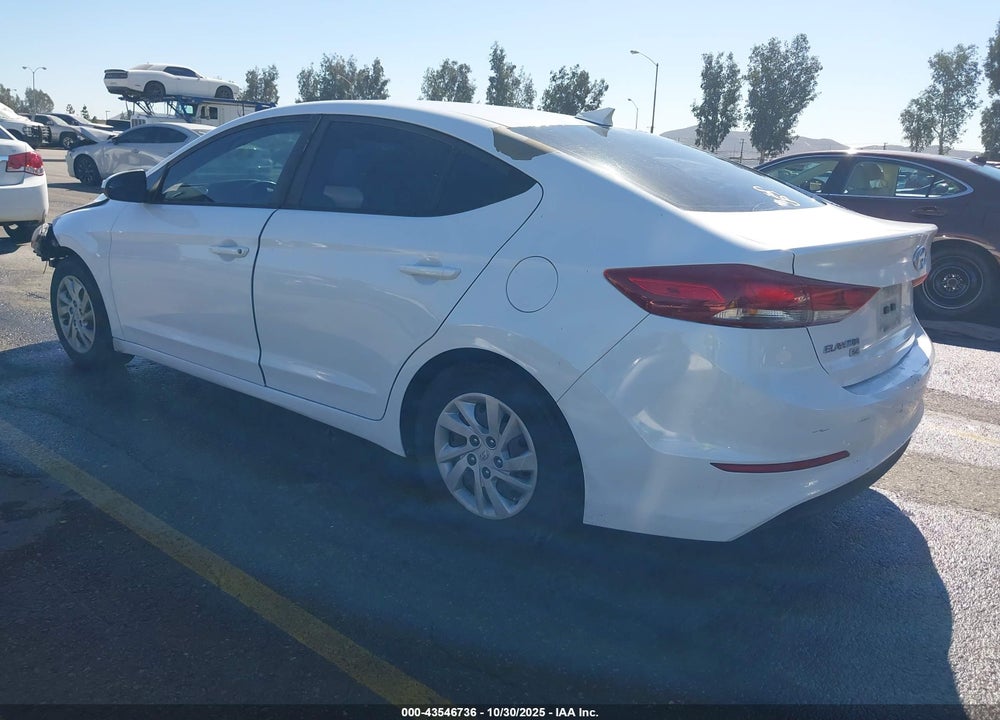 2017 HYUNDAI ELANTRA VIN: 5NPD74LF1HH094554