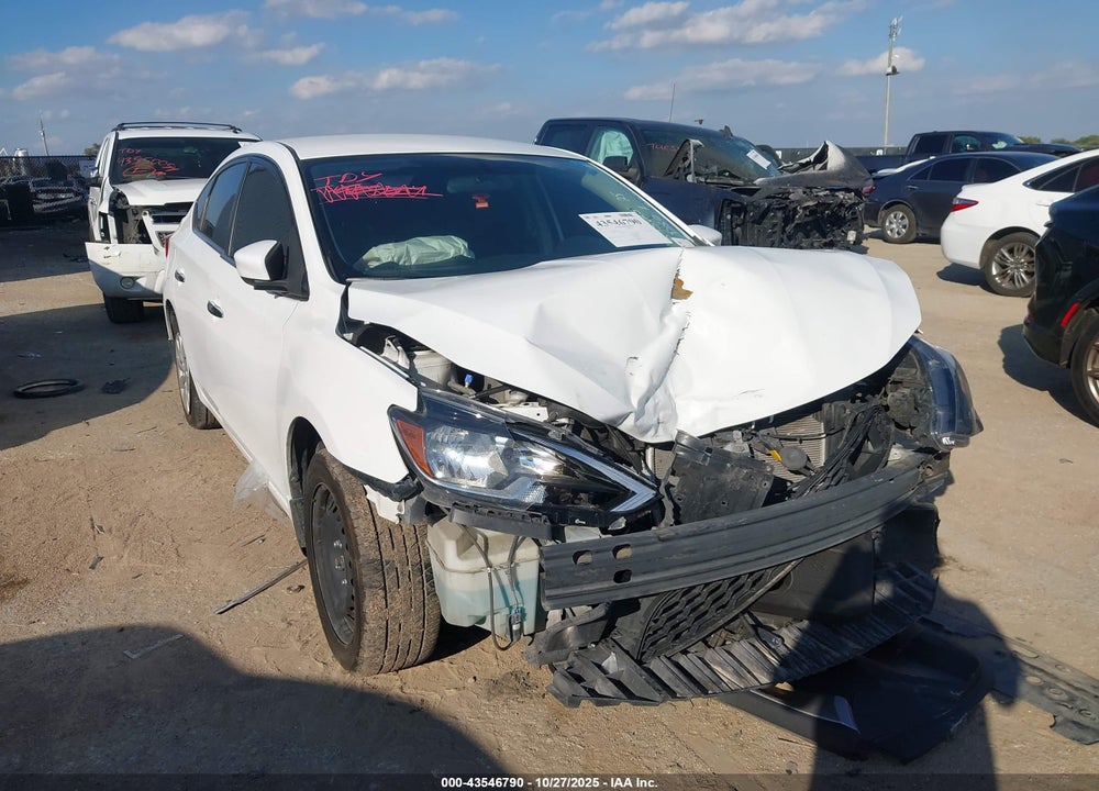2019 NISSAN SENTRA S VIN: 3N1AB7AP8KY380283