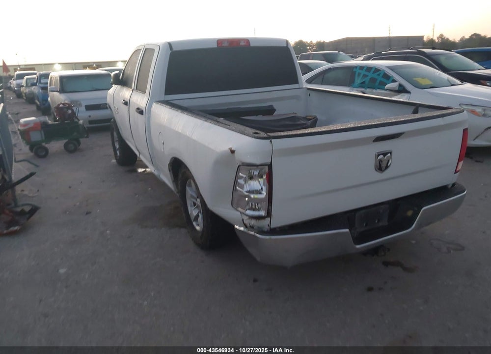 2019 RAM 1500 CLASSIC TRADESMAN 4X2 6'4 BOX VIN: 1C6RR6FG7KS630276