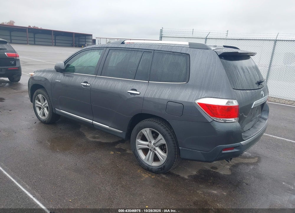 2013 TOYOTA HIGHLANDER LIMITED V6 VIN: 5TDYK3EH9DS133355