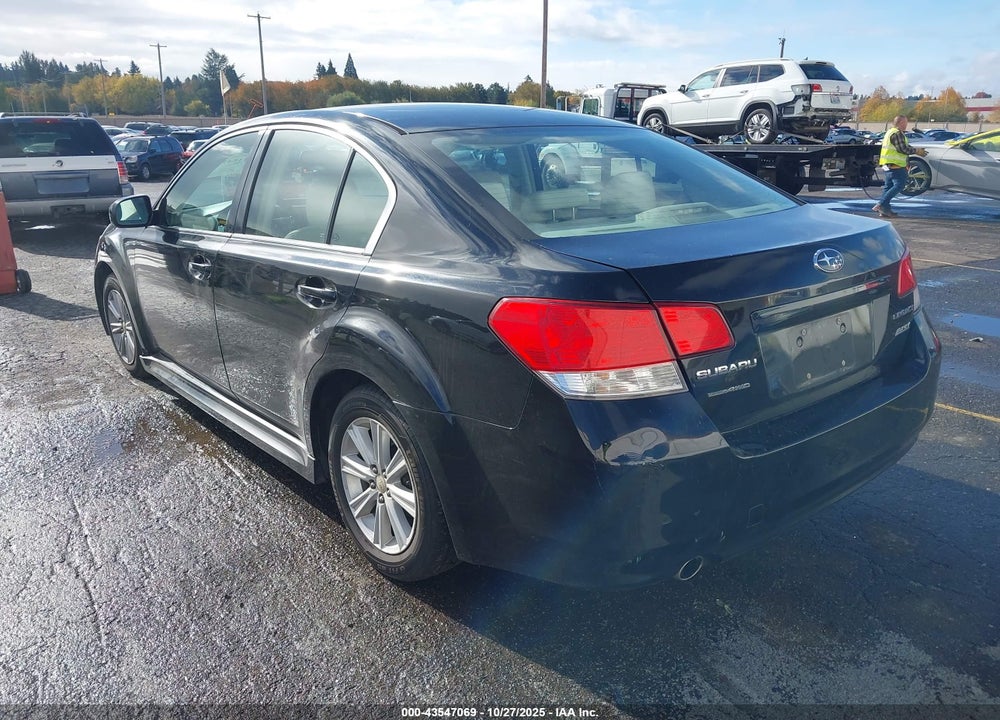 2010 SUBARU LEGACY 2.5I PREMIUM VIN: 4S3BMBC69A3236929
