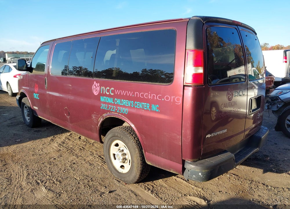 2003 CHEVROLET EXPRESS VIN: 1GAHG35U831216620