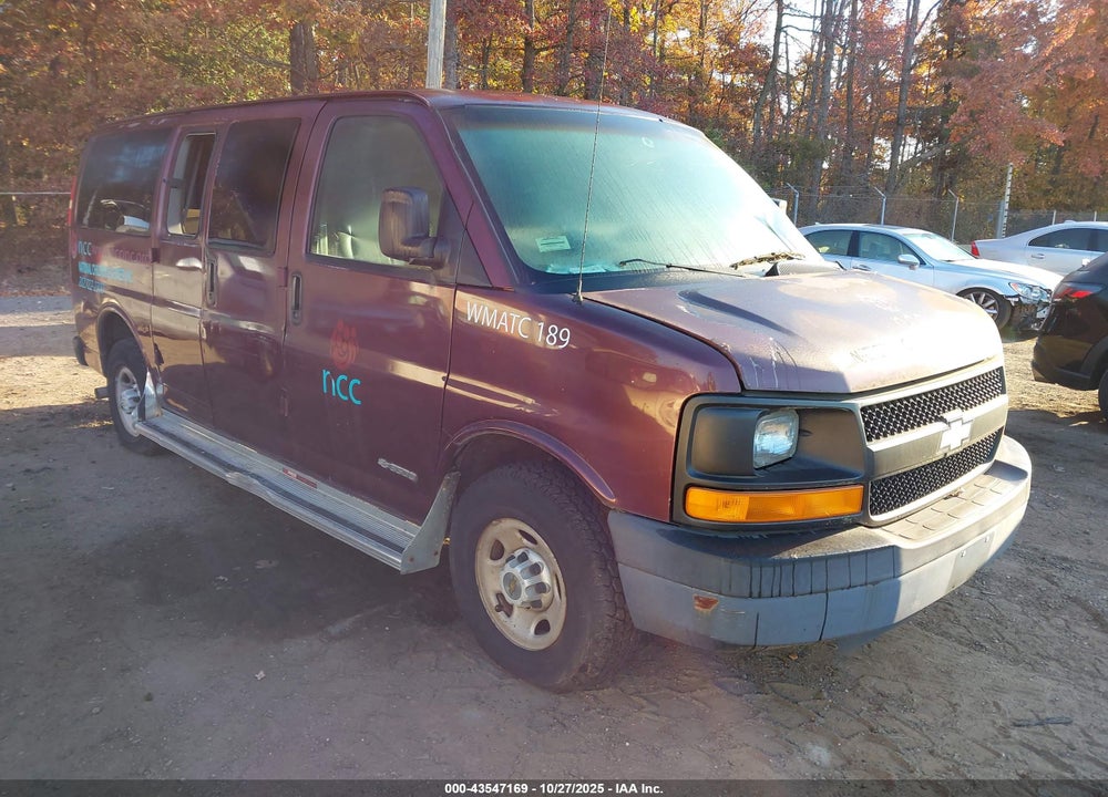 2003 CHEVROLET EXPRESS VIN: 1GAHG35U831216620
