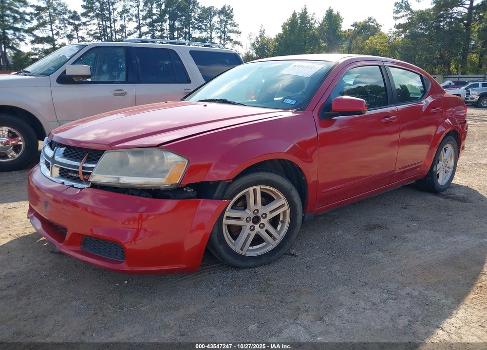 2013 DODGE AVENGER SXT VIN: 1C3CDZCB0DN663195