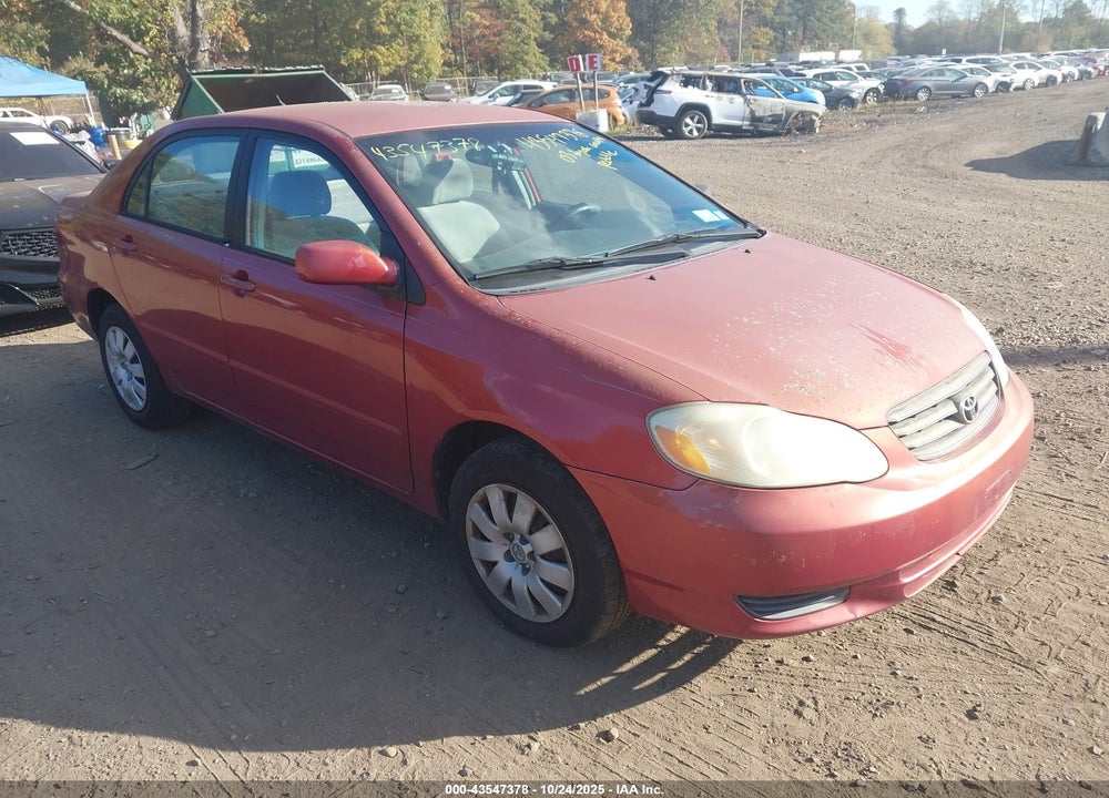2003 TOYOTA COROLLA LE VIN: 2T1BR32E83C062779
