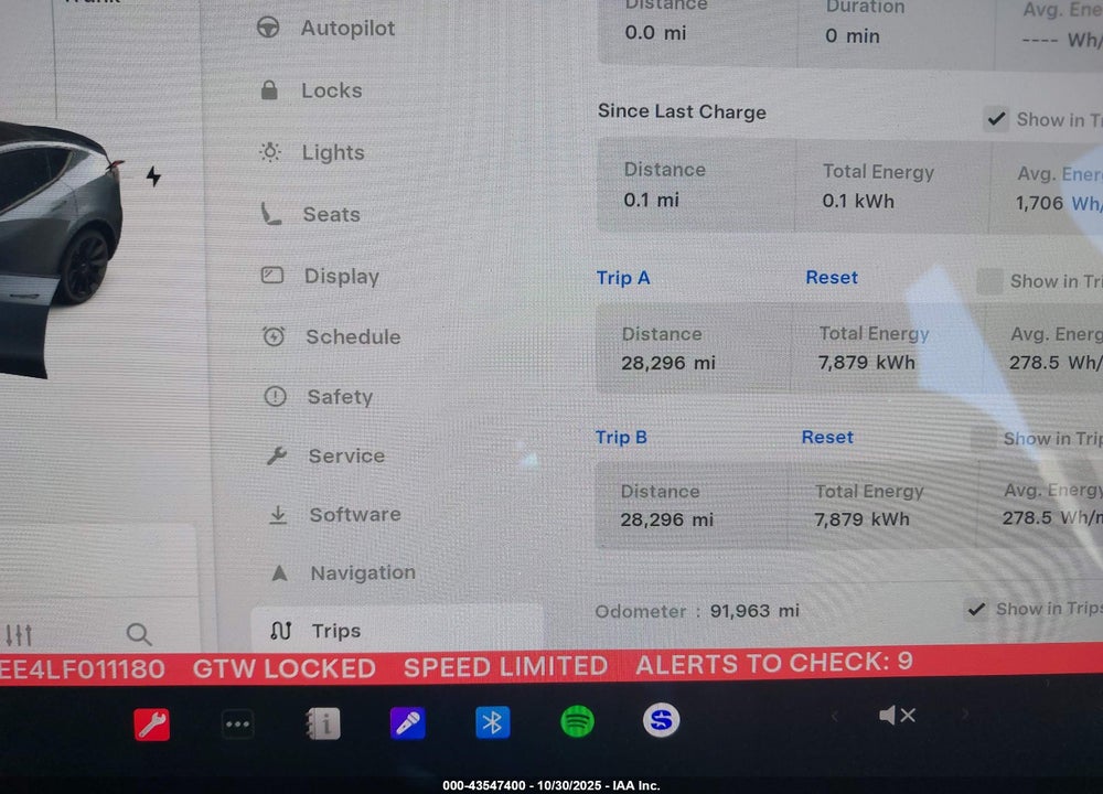 2020 TESLA MODEL Y LONG RANGE DUAL MOTOR ALL-WHEEL DRIVE VIN: 5YJYGDEE4LF011180