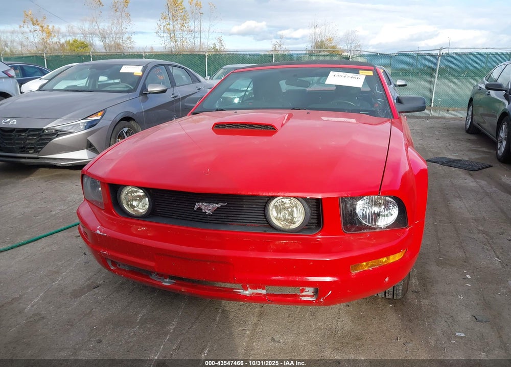 2007 FORD MUSTANG VIN: 1ZVFT84N275205738