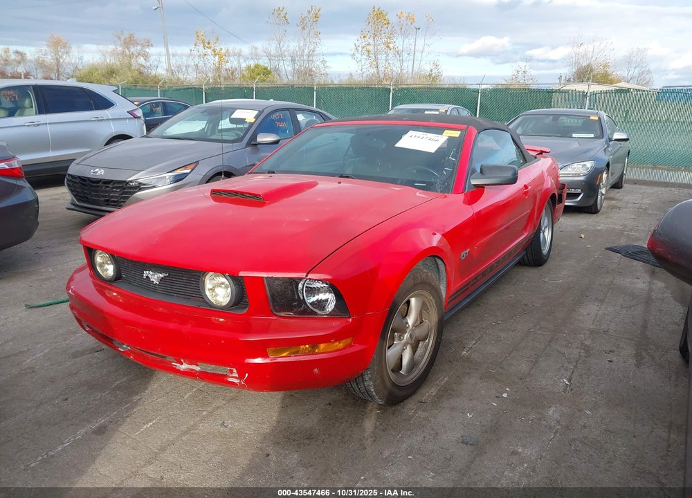 2007 FORD MUSTANG VIN: 1ZVFT84N275205738