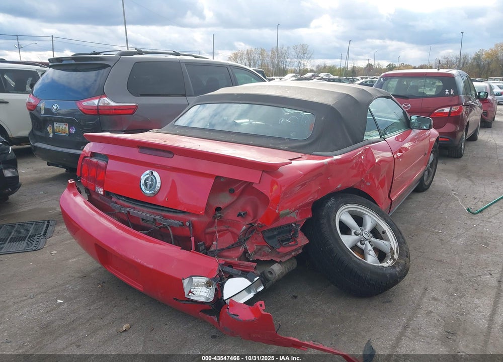 2007 FORD MUSTANG VIN: 1ZVFT84N275205738