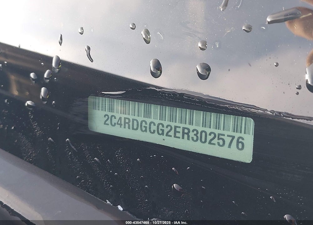 2014 DODGE GRAND CARAVAN SXT 30TH ANNIVERSARY VIN: 2C4RDGCG2ER302576
