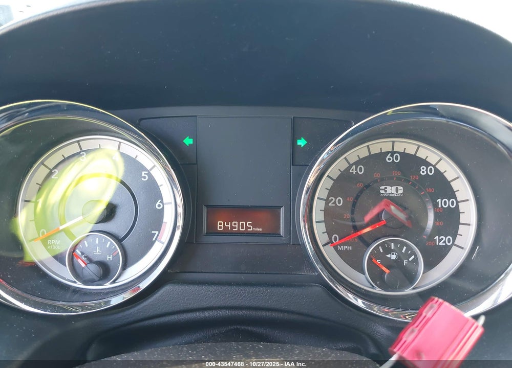 2014 DODGE GRAND CARAVAN SXT 30TH ANNIVERSARY VIN: 2C4RDGCG2ER302576