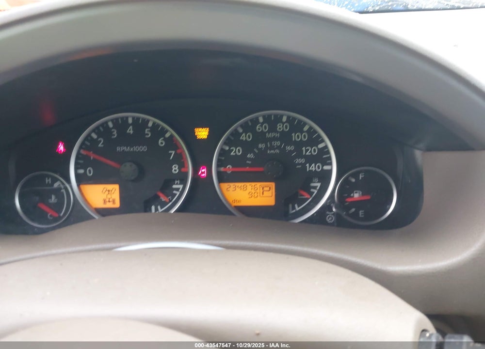 2005 NISSAN PATHFINDER LE VIN: 5N1AR18W15C707215