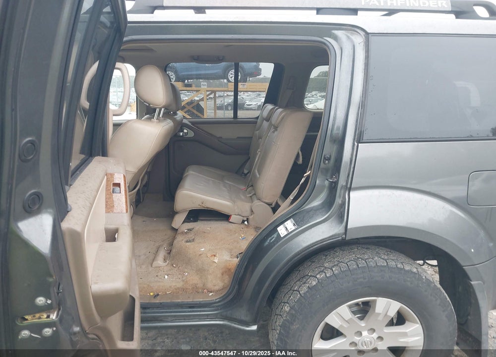 2005 NISSAN PATHFINDER LE VIN: 5N1AR18W15C707215