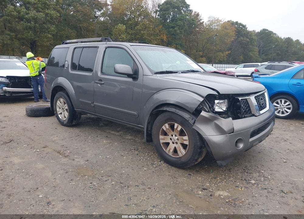 2005 NISSAN PATHFINDER LE VIN: 5N1AR18W15C707215